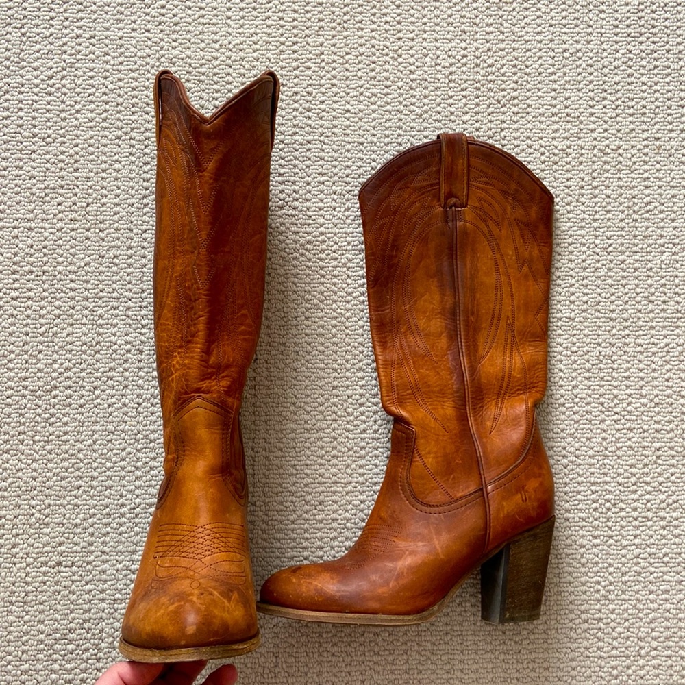 Frye Tall Cowgirl Boots